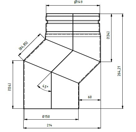 Ø125 Senterforskyver