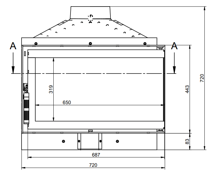 Peisinnsats Hjørne - MAX7 (Standard)