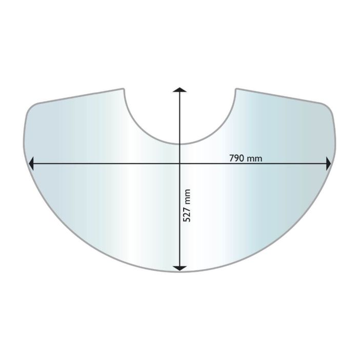 Aduro 22 Glassplate Halvmåne