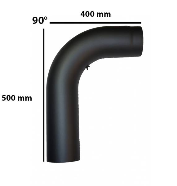 Ø150mm Peisrør  D40cm x H50cm buet m/luke